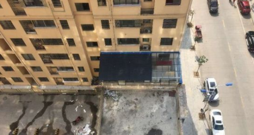 网曝湖口学府嘉园业主搭建空中花园 物业公司：尽快要求拆除
