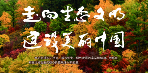 走向生态文明 建设美丽中国