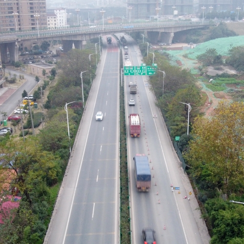 九江司机注意！快速路占道施工，高峰时段行车缓慢