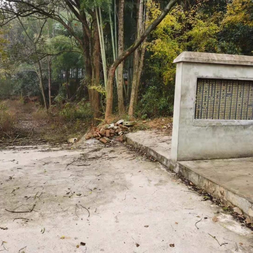 过菜地穿山林为祭祖擅自修水泥路 村民要求恢复原状
